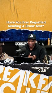 🤔 what is the wildest drunk text you’ve sent or received ???⬇️ . Follow @breakfastclubam 🔥 | Breakfast Club