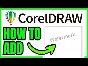 How To ADD WATERMARK In CorelDRAW (QUICK & EASY) 2026