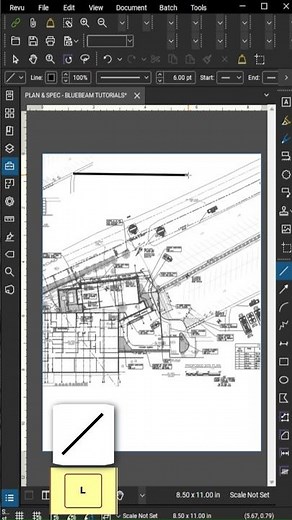 BlueBeam - Line Tool #bluebeam #construction #constructionsoftware #planandspec