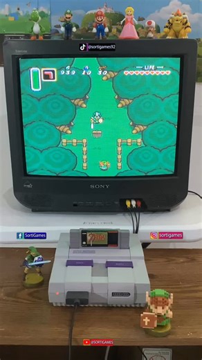 La espada maestra en Zelda Link to The Past 🗡️🛡️ #zelda #snes #retrogaming #nostalgia #nintendo | SortiGames