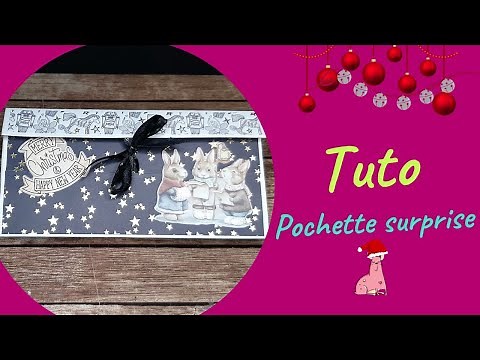 Tuto mini pochette 3 en 1 avec plein de surprises (déco cadeau n°6)