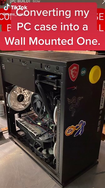 DIY Wall Mounted PC Case Build Guide