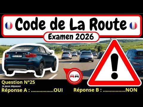 ✅ TEST GRATUIT DU CODE DE LA ROUTE 2026 🚗 #181