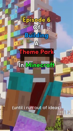 Building My Dream Minecraft Theme Park (Episode 6) #minecraft