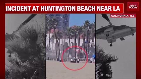 WATCH: Helicopter Spins Out of Control, Crashes on California Beach