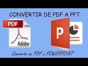 Cómo Convertir PDF a PowerPoint 2021 Sin Programas (ilovepdf)
