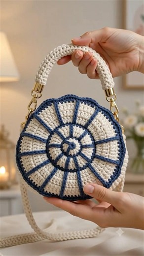 Crochet! Thread Bag 👜 #youtubeshorts #crochet