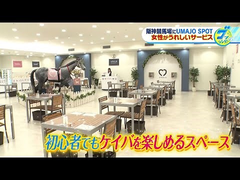話題の『UMAJO SPOT』とは？女性のためのリラックススペースの魅力を山崎香佳アナが阪神競馬場からリポート！【グッジョブ！】2023/9/16放送