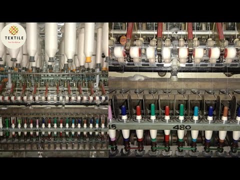 RING SPINNING || RING FRAME SPINNING ||Twist Staple Fibres Into Yarn || TEXTILE