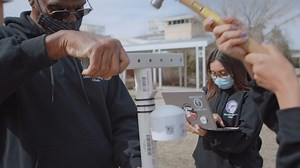 These students are helping others breathe easier. In New Mexico, students from the Mescalero Apache Reservation High School installed air quality sensors around their community with their teacher to protect against the harmful effects of breathing in smoke from wildfires. #AQAW Through The GLOBE Program, NASA is helping create a global network of students, teachers, and citizen scientists who are monitoring how Earth is changing and making an impact in their communities. | NASA Earth