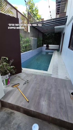 We bypassed the original pipeline and installed a dedicated vacuum inlet with a threaded valve — removable when not in use. No permanent obstruction. No unnecessary reconstruction. Just restoring function the right way. | GIA Swimming Pool Supplies