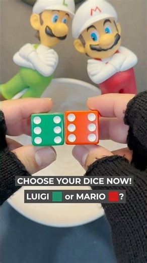 Mario vs Luigi Dice 🎲 Red 🟥 vs Green 🟩 | Part 3