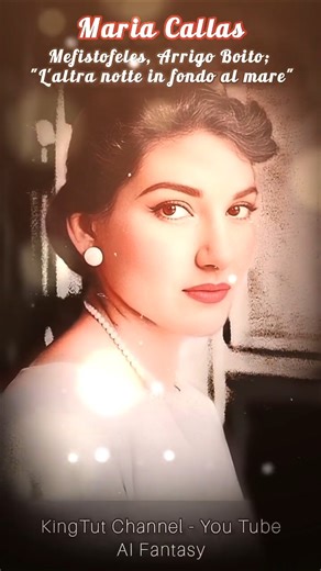 Maria Callas. L'altra notte in fondo al mare. Mefistófeles (Boito) #ladivina #soprano #arias #opera