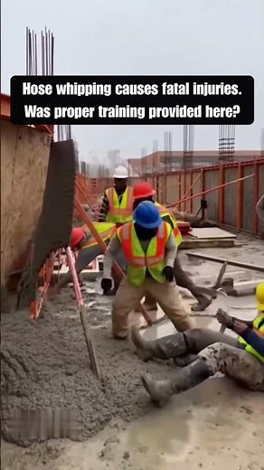 Hose whipping causes fatal injuries. Was proper training provided here?