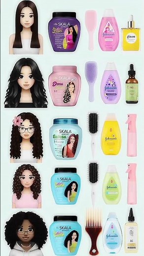 Haircare routine for different hair types #haircare #hair #beauty #shorts #amazon