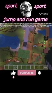 jump and run game in Minecraft #minecraft #gaming #trending #audio