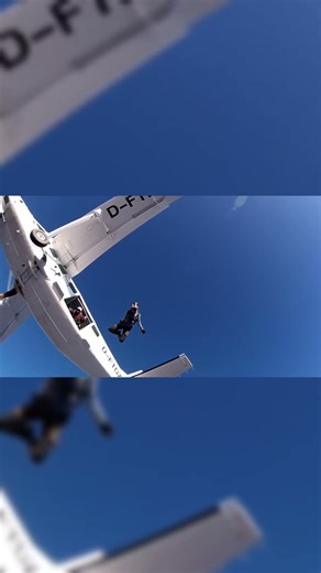 I Jumped Out of a Plane in SLOW MOTION 😱🪂 #shorts