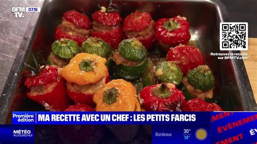 Ma recette avec un chef : Les petits farcis - 22/08