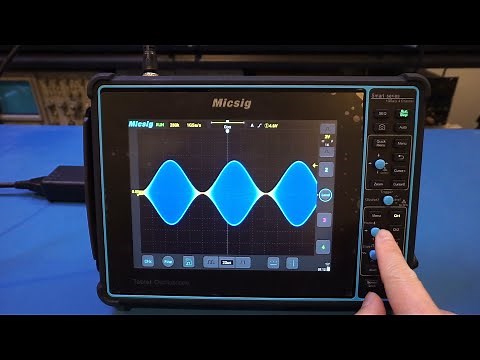 Micsig STO1004 100 MHz 4 Channel Smart Tablet Oscilloscope Review - It's Amazing!
