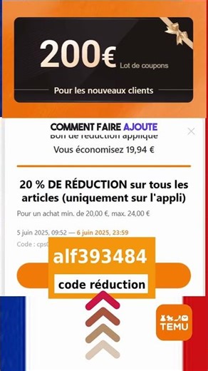 Comment activer le code promo TEMU 🇫🇷 | Codes promo TEMU France