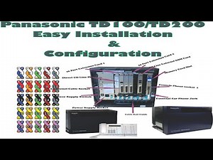 Panasonic TD100D/200D Easy Installation & Configurations