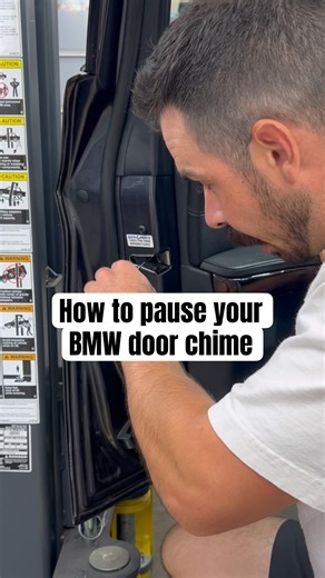 How to pause the door chime on your #bmw during diags n such