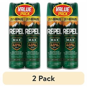 (2 pack) Repel Insect Repellent Sportsmen Max Formula 40% DEET, 8.125 Ounces, Twin Pack - Walmart.com