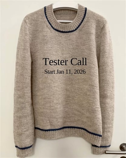 Tester Call #Bjarnesweater #testercall