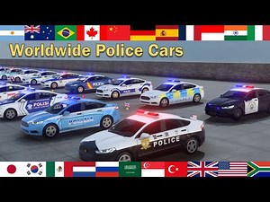 Police Car Designs and Siren Sounds Around the World