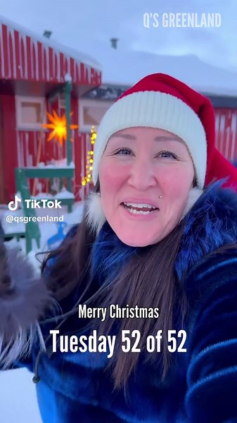 Merry Christmas Celebration in Greenland