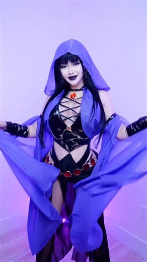 Raven cosplay from Teen Titans Go | BellaramaTv | ‪@cosplaywifu‬ | #raven #ravencosplay