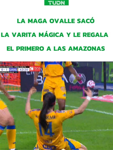 ¡Así se vivió el primer gol de las Amazonas en la Final de vuelta! 🐯⚽🙌 | TUDN MEX