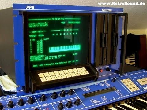 PPG Waveterm A + Wave 2.2 Wavetable Synthesizer System demo