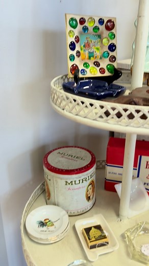 Who says ashtrays are just for ashes? Our vintage ashtrays are pure retro elegance—cut glass, bold colors, and sculptural shapes that double as decor. Whether you’re a collector or just love a good statement piece, these beauties are ready to shine. #uniquefinds #pickens #vintage #antiques #ashtrays | Unique Finds - A Vintage Variety Store