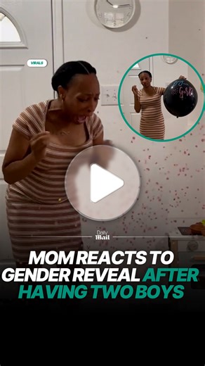Mom’s emotional reaction to gender reveal after two boys