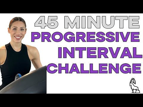 45 MIN Progressive Interval Challenge! | Treadmill Follow Along!