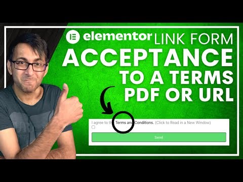How to Add PDFs or URLs for Elementor Form Acceptance Fields?