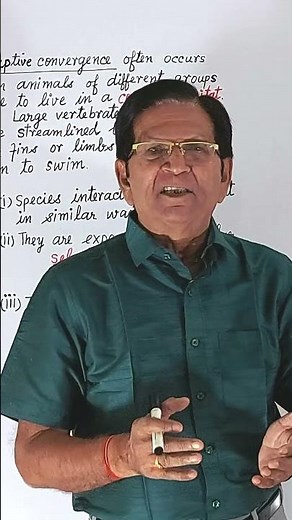 Parallel Evolution #biologybysksir #biologyshorts #biology