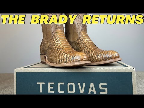 Limited Edition Tecovas "The Brady 2.0" Boot Review