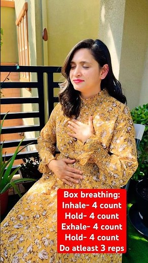 Calm Your Mind Fast | Box Breathing Explained in 20 Seconds