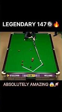 UNBELIEVABLE 147 😱🔥 | The Rocket’s Magic World Championship 2008 | #snooker #ronnieosullivan