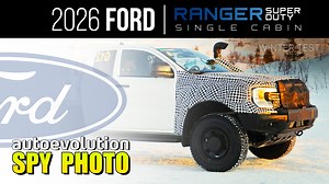 2026 Ford Ranger Super Duty Single Cab Makes Spy Photo Debut During Europe Test