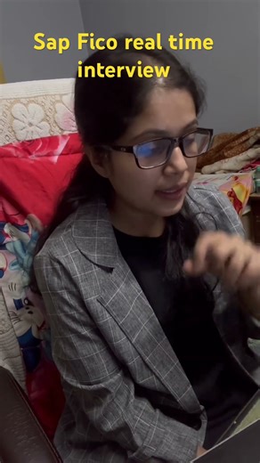 Sap fico real interview questions - 1 #sap #interview #youtubeshorts #trending