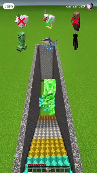 Minecraft Mob Survival Challenge 🐉Noob vs Pro Mob Challenge Minecraft! #minecraft #gaming #shorts