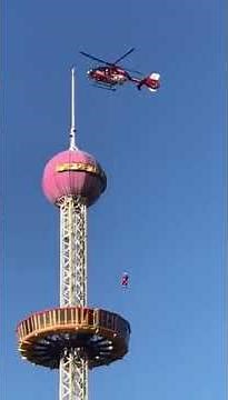 Freizeit-Land Geiselwind: Menschen werden von Aussichtsplattform gerettet