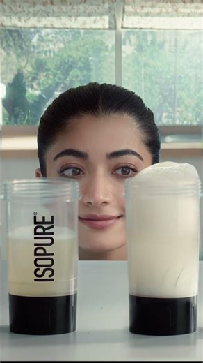 Rashmika Mandanna Tests ISOPURE Protein: ISOFOAM Test - The ultimate benchmark for Protein Quality.