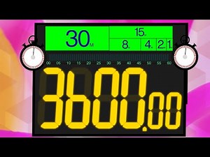 BCG 1 Hour Stopwatch (3,600 Seconds LED Minute Marker Bar) Remix Splash Gamehouse Level