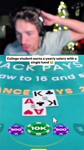 College student earns a yearly salary with a single hand 😭 #highlights