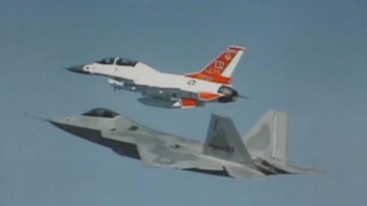 From 1992-2001, Paul Metz served as Lockheed Martin’s Chief Test Pilot for the F-22 ATF, and made the first flight on the F-22A Raptor on Sept. 7, 1997. He and a staff of test pilots worked closely with the engineers on subsystem design, flying qualities, simulation, avionics, cockpit layout and man-machine interface. For more visit--> http://1.usa.gov/1UEKumM | National Museum of the U.S. Air Force