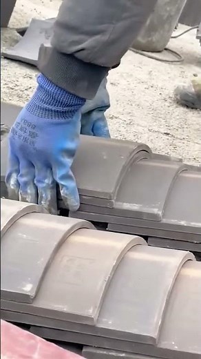 Proficient laying process of roof tiles